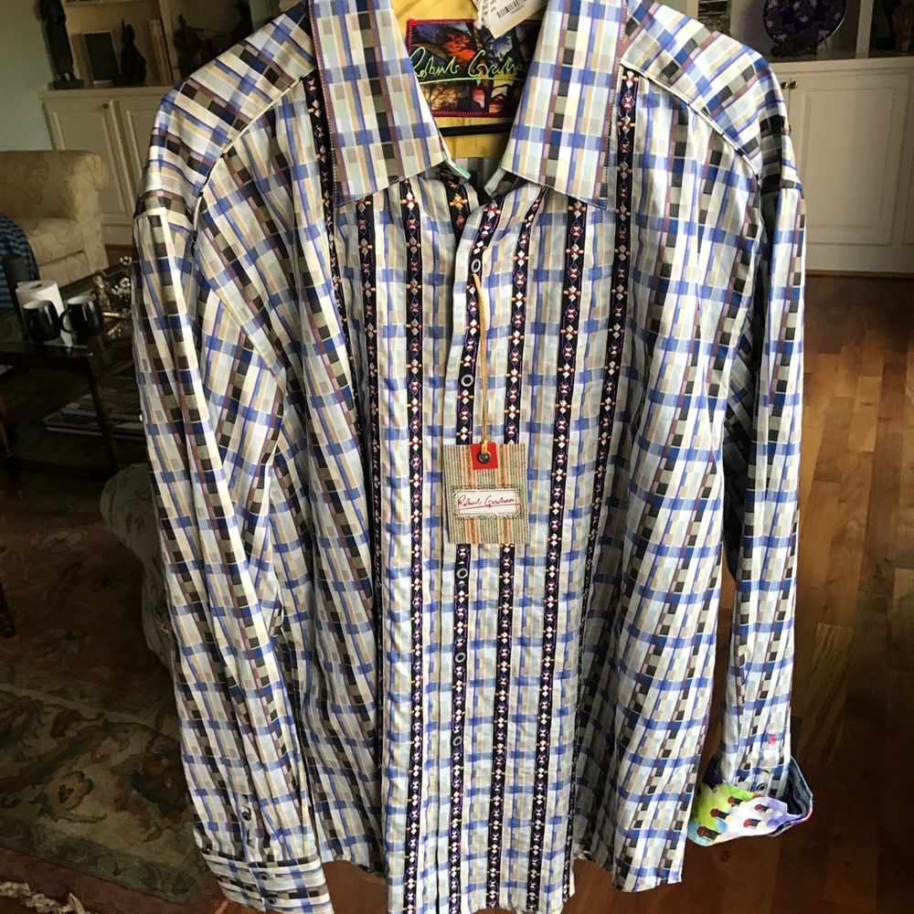 Patterned Dress Shirt